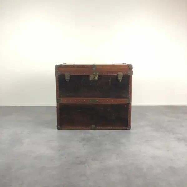 アンティークレザー トランク - 画像 (2)