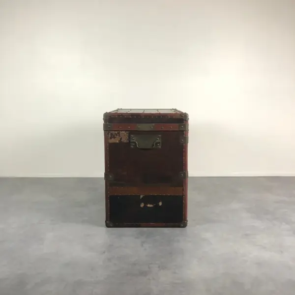 アンティークレザー トランク - 画像 (3)