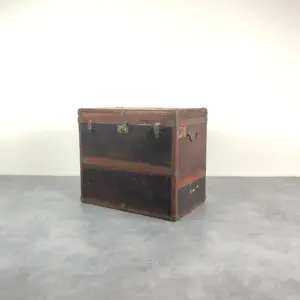 アンティークレザー トランク