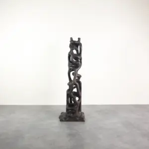 モダンアート 木彫りオブジェ