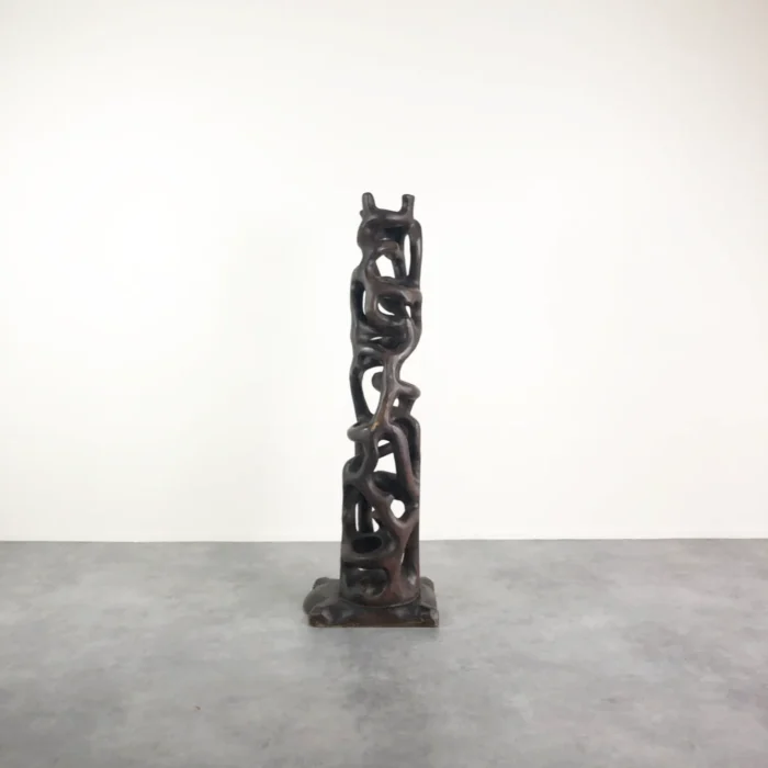 モダンアート 木彫りオブジェ