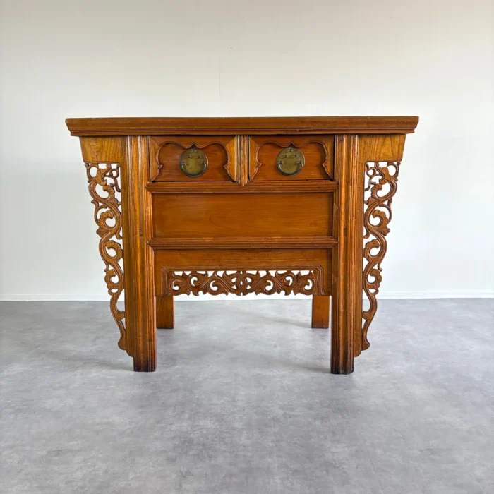 アジアンアンティーク　飾り棚