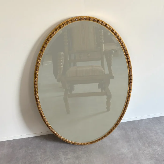 英国 アンティーク ウォール ミラー | 楕円型