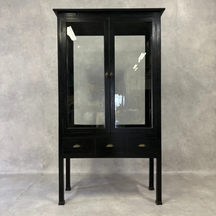 アンティーク ケビントガラスケース